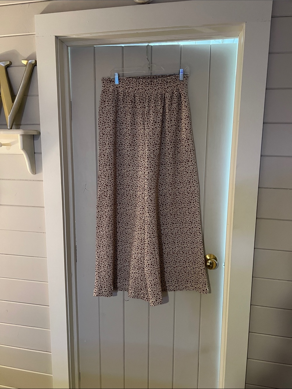 Flowy Neutral Taupe wide Leg Pants